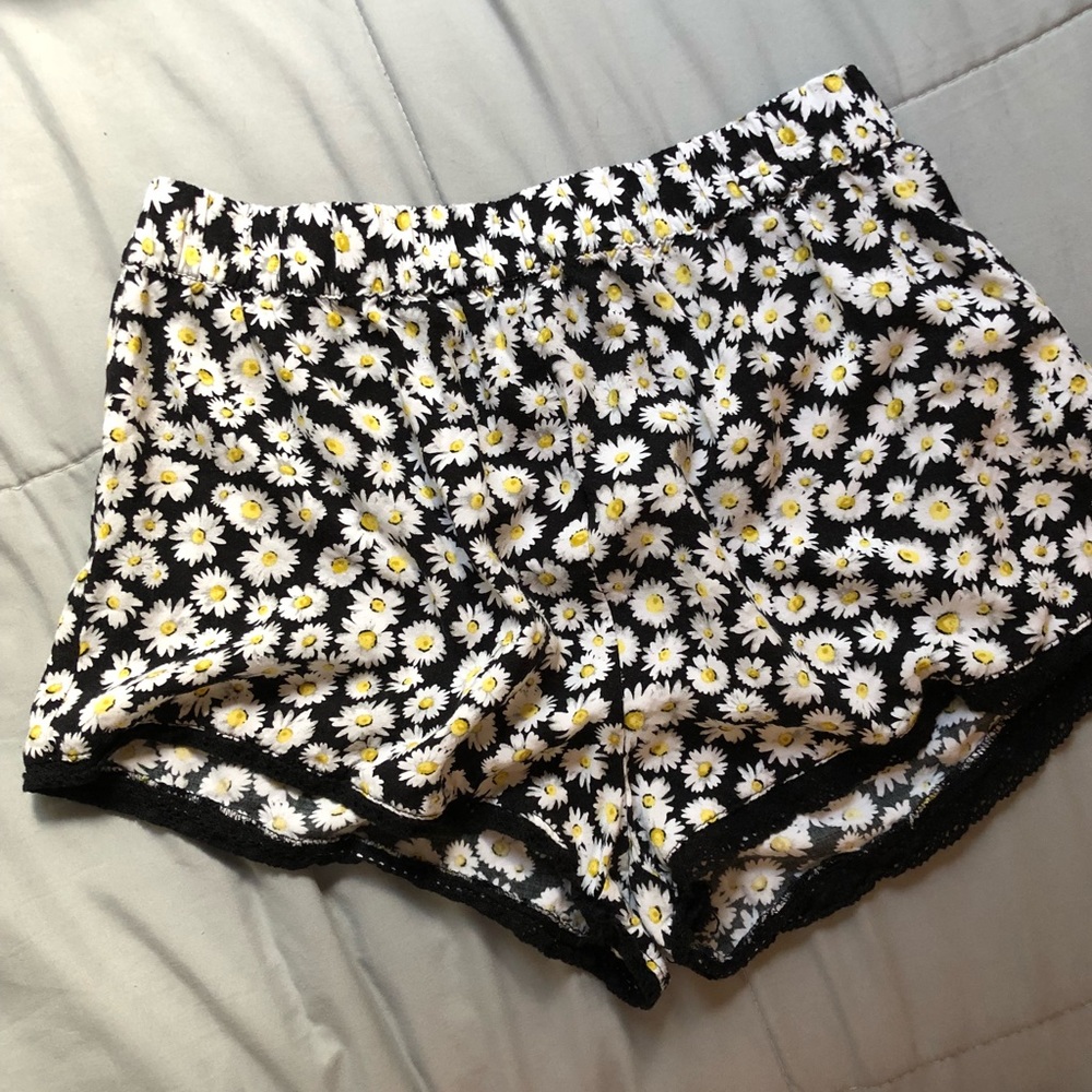 Flowy Sunflower Shorts